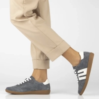 Leather sneakers Filippo DP7492/25 GR grey