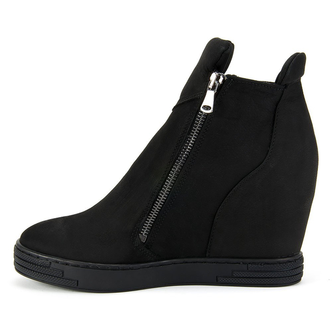 Sneakersy CLAUDIO ROSSETTI 846 czarny nubuk