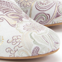 Ankle boots Lemar 30044 Embroidery Beige