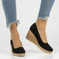 Leather shoes Filippo DP3521/22 BK SU black