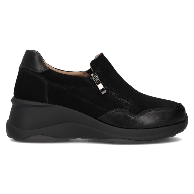 Leather shoes Filippo DP6473/24 BK black
