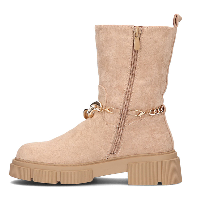 Botki Filippo B2587 Beżowe