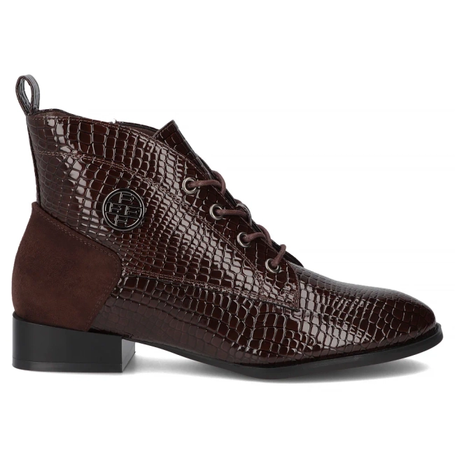 Botki Filippo DBT4824/25 BR brązowe