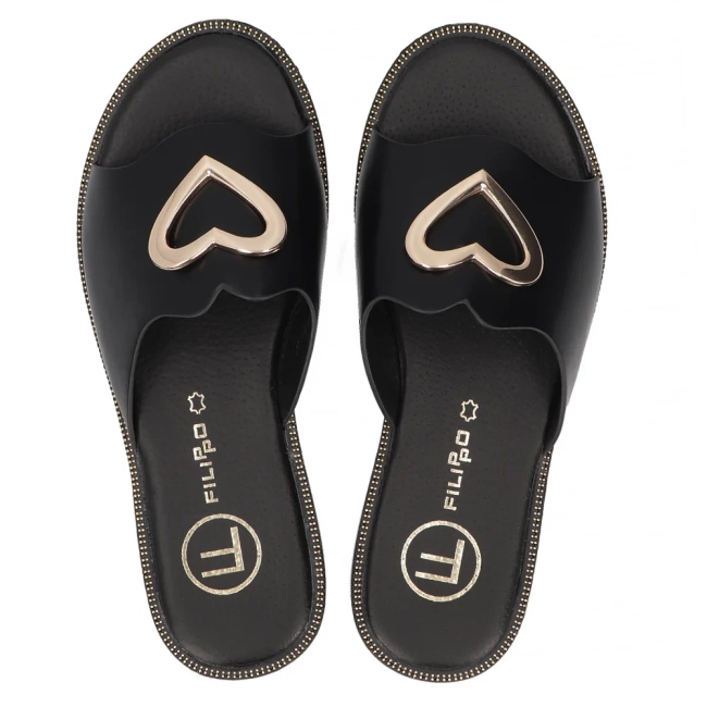 Flip-flops Filippo DK6909/25 BK black