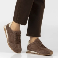 Skórzane sneakersy Filippo DP7962/26 BR brązowe