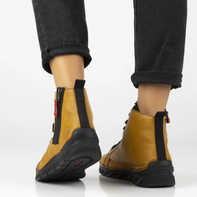 Ankle boots Rieker 55024-68 yellow