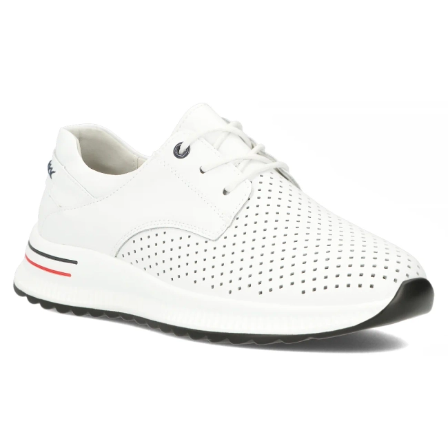 Leather shoes Filippo DP6022/24 WH white
