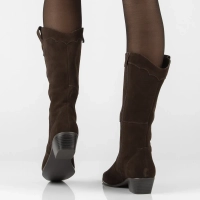 Leather cowboy boots Filippo DKZ8221/26 D BR brown