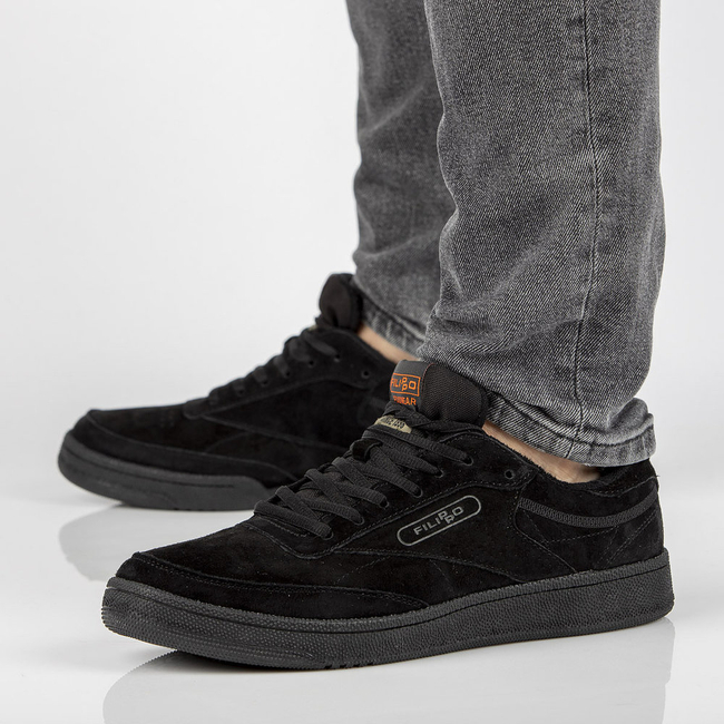 Leather shoes Filippo MSP2123/22 BK black