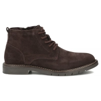 Skórzane botki Filippo MBT8318/26 D BR brązowe