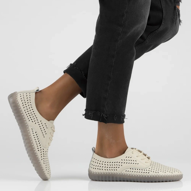 Leather shoes Filippo DP6064/24 BE beige