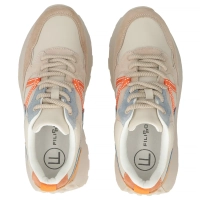 Skórzane sneakersy Filippo DP7559/26 BE OR beżowe