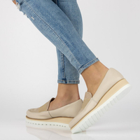 Leather shoes Filippo 091 beige