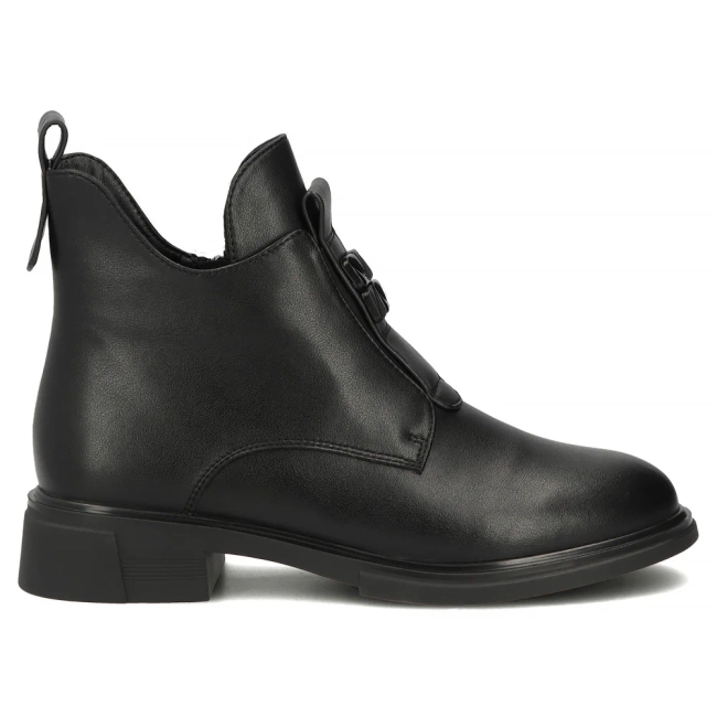Leather ankle boots Filippo DBT8135/26 BK black