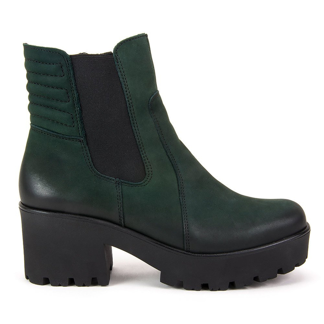 Botki FILIPPO 439 S Zielone Nubuk