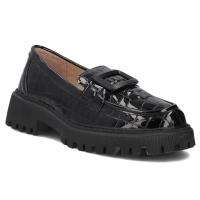 Skórzane półbuty Filippo DP8328/26 BK czarne