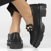 Leather shoes Filippo DP3221/23 BK black