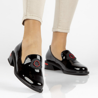 Leather shoes Filippo DP3720/22 BK black