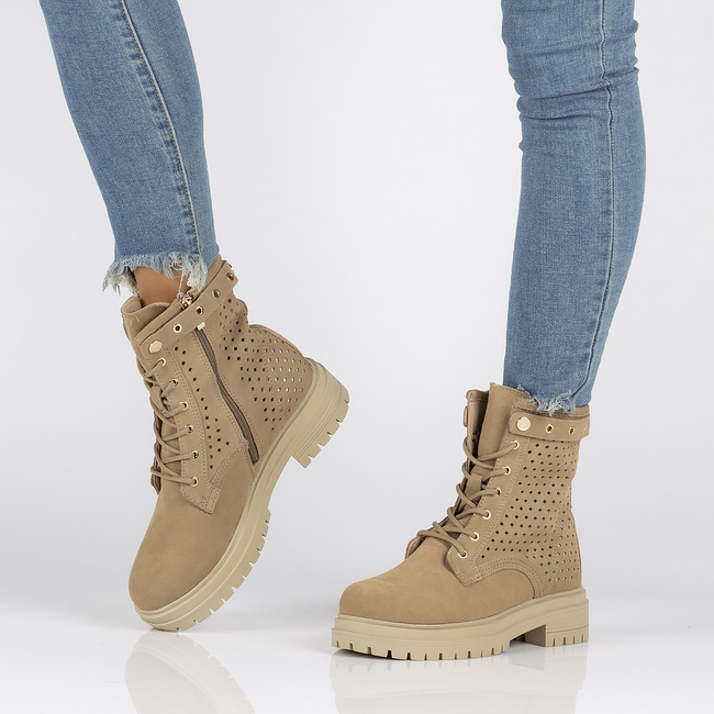 Leather Filippo boots DBT3716/22 BE beige