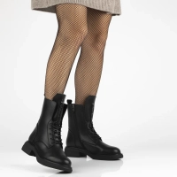 Leather ankle boots Filippo DBT7241/25 BK black