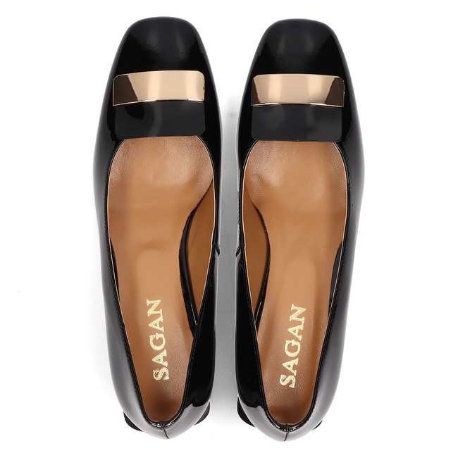 Leather shoes Sagan 4633 black