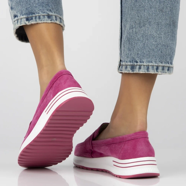 Leather shoes Filippo DP6750/25 FH pink