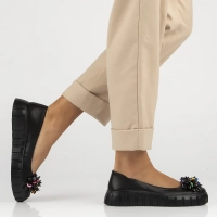 Leather shoes Filippo DP6996/25 BK black