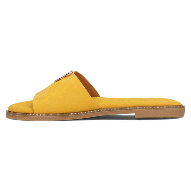 Leather Slippers Filippo LH-200 yellow