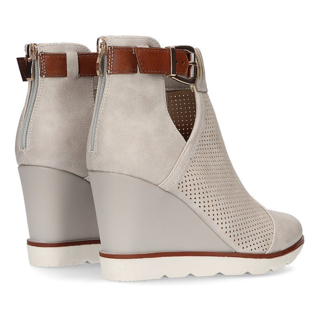 Wedge ankle boots Filippo DBT207/21 BE beige