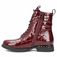 Leather ankle boots Filippo DBT8038/26 BG burgundy