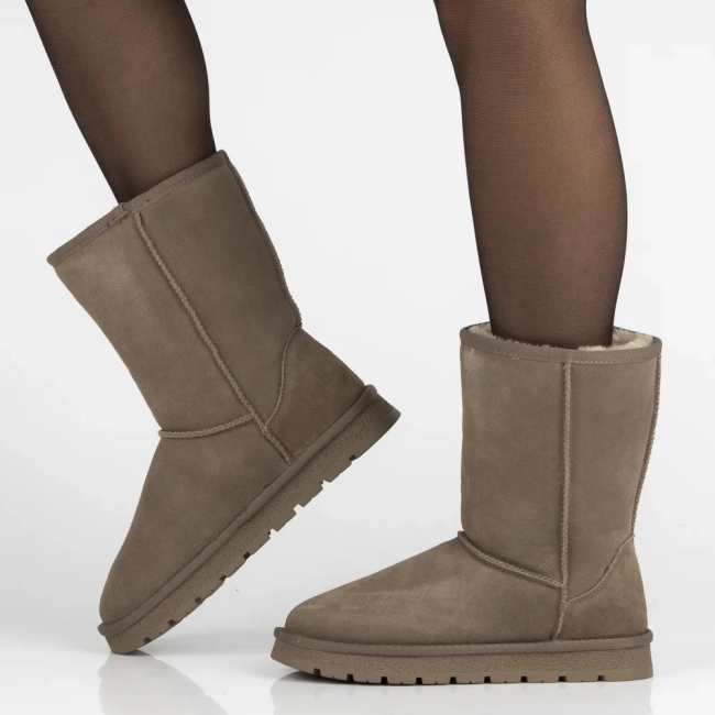 Leather snow boots Filippo DBT7333/25 TP beige