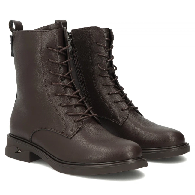 Leather ankle boots Filippo DBT8190/26 D BR brown