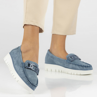 Leather loafers Filippo DP3334/23 NV navy