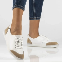 Leather shoes Filippo DP6130/24 WH BE white