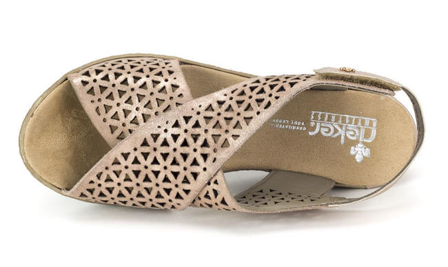 Sandals Rieker 62484-31 Rose