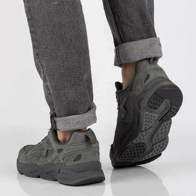 Skórzane Sneakersy Filippo MSP2116/21 GR szare