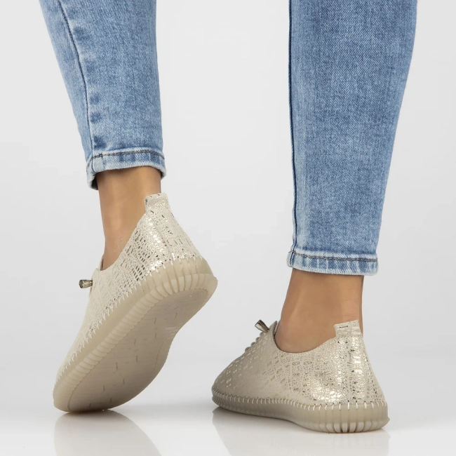 Leather shoes Filippo DP6140/25 GO gold