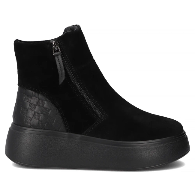 Leather ankle boots Filippo DBT7300/25 BK black