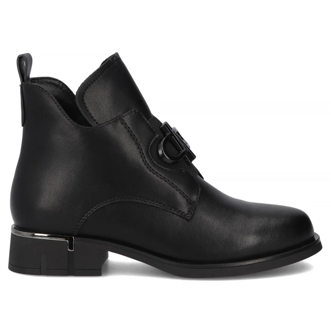 Leather ankle boots Filippo DBT7191/26 BK black