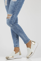 Leather shoes Filippo DP3537/22 WH white