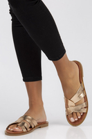 Leather Slippers Filippo LH-365 bronze