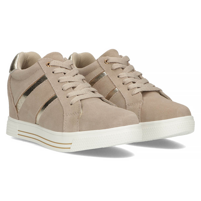 Leather Sneakers Filippo DP3549/22 BE beige