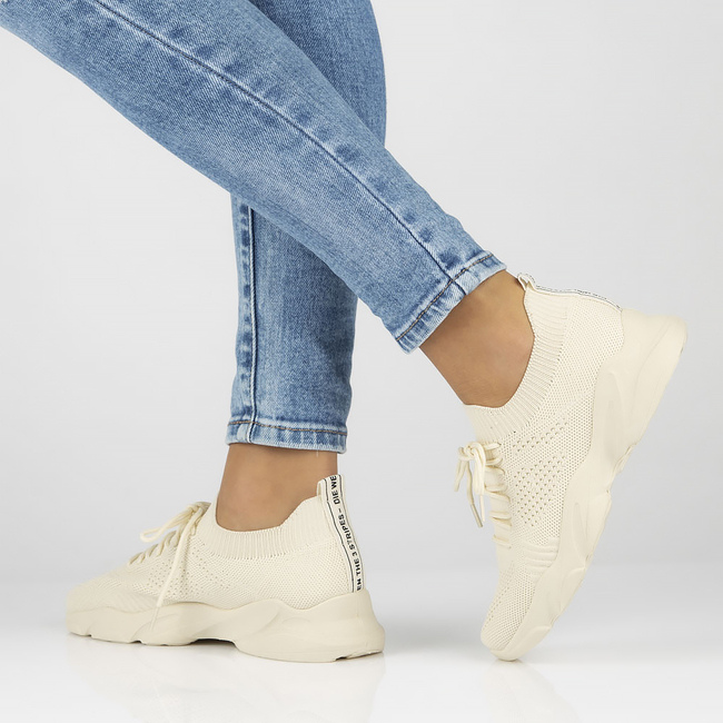 Sneakersy Filippo DTN2184/22 BE beżowe