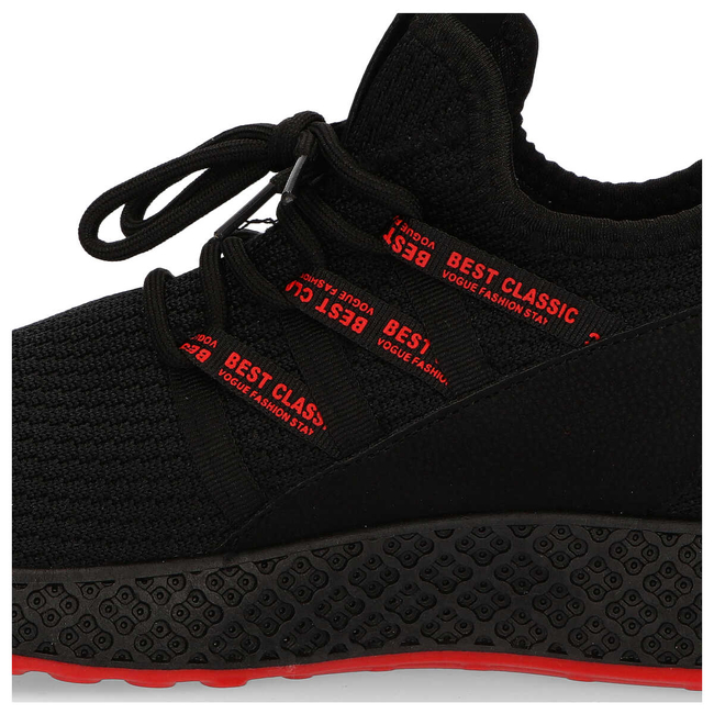 Shoes McKey MTN1480/20 BK RD Black Red