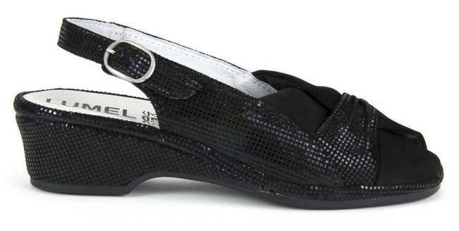 Sandały Lumel Guant 004X/4372/01/06 Nadine 22 - Black 518/108