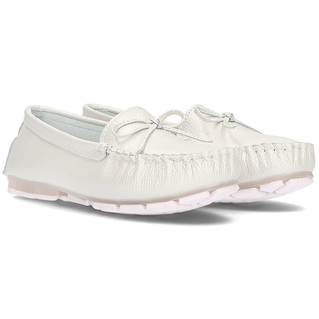 Leather loafers Filippo DP004/21 WH white