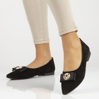 Leather shoes Filippo DP3683/22 BK black