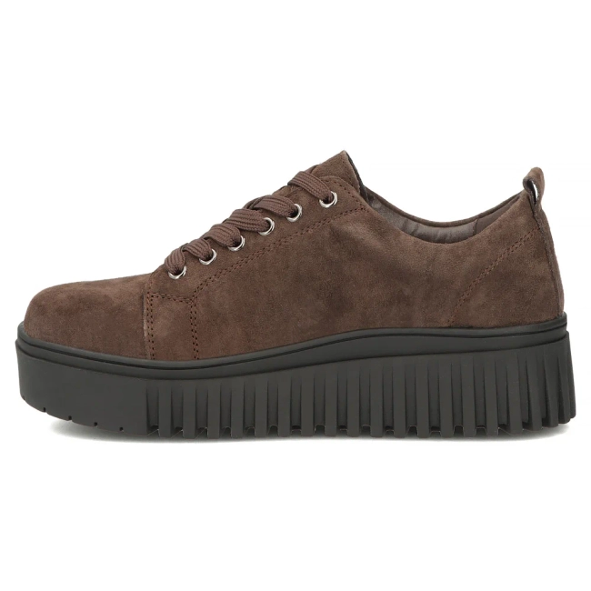 Skórzane sneakersy Filippo DP8271/26 D BR brązowe