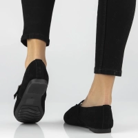 Skórzane baleriny Filippo DP7875/26 BK czarne