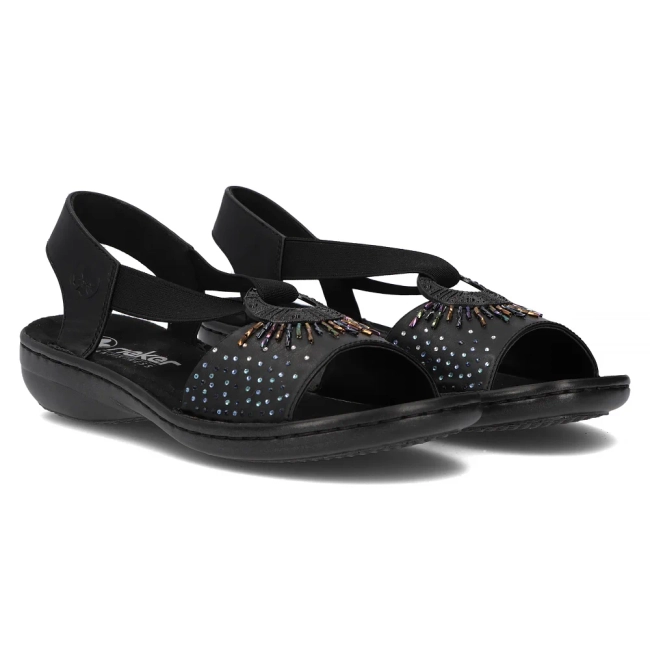 Sandals Rieker 60880-00 Black
